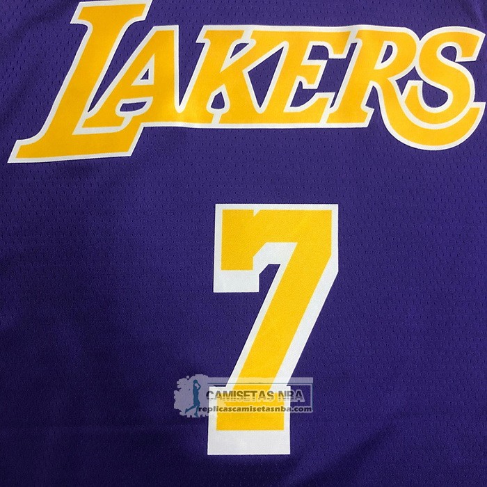 Camiseta Los Angeles Lakers Carmelo Anthony NO 7 Statement 2020-21 Violeta